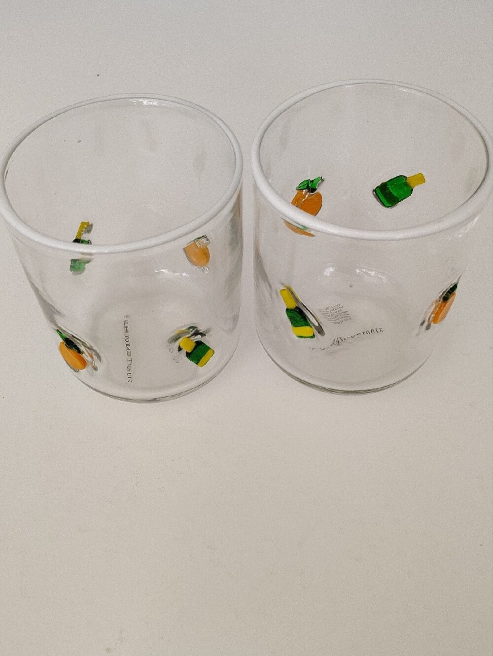NWT Anthropologie Food & Drink Icon Juice Glass- Mimosa 17.25 Oz